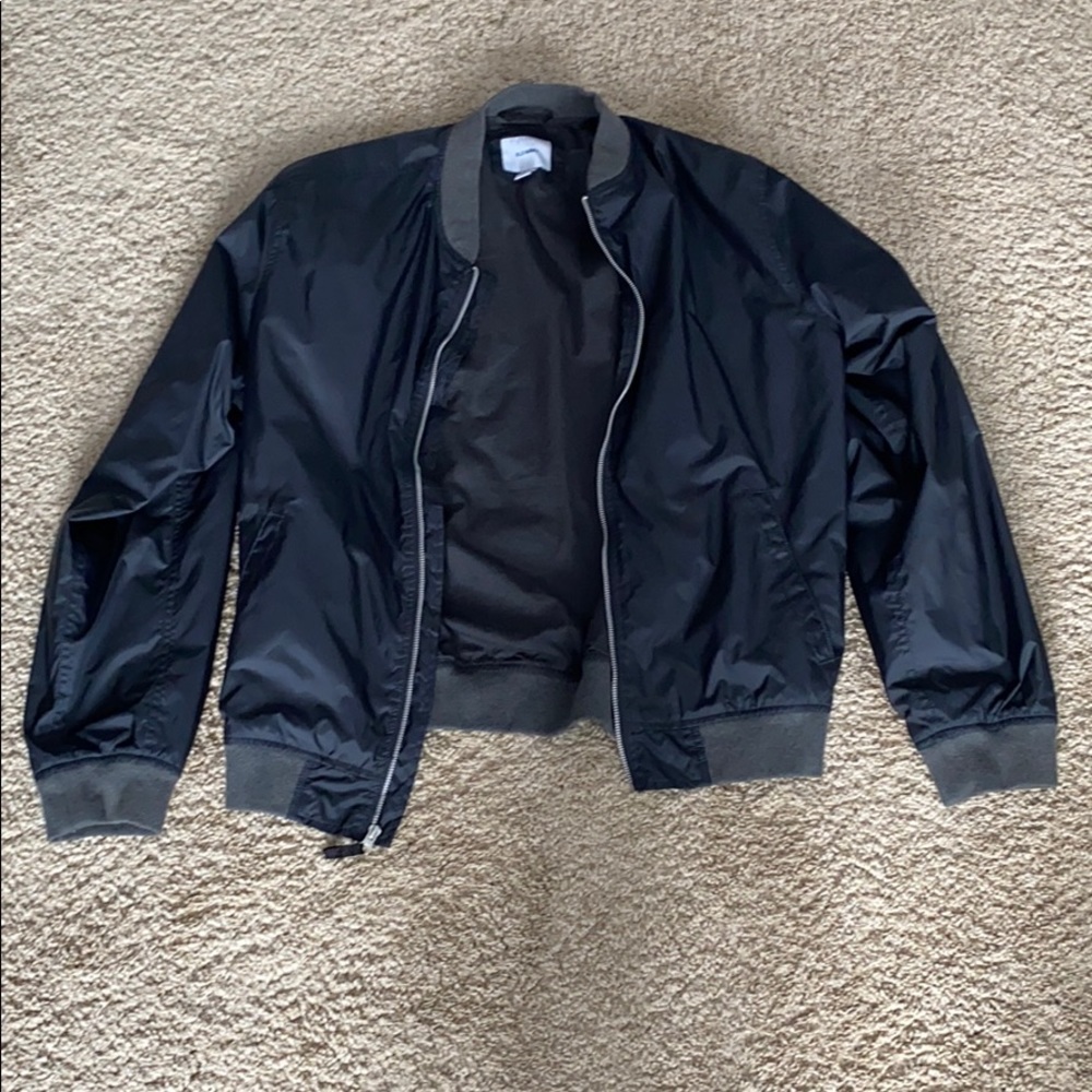 Dark gray, Old navy, bomber jacket.